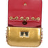 Christian Louboutin Sweet Charity Crossbody Red Gold Multi Glitter Bow